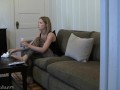 Voyeur - girl at home pedicure & solo with toy Star Nine from 2010