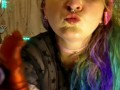 4K HD Goth Princess Findom SPH HumanAshtray SmokeWorship JOI Sexy Vintage Glove Smoking ThickAssJOI