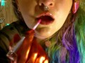 4K HD Goth Princess Findom SPH HumanAshtray SmokeWorship JOI Sexy Vintage Glove Smoking ThickAssJOI