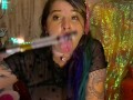 4K HD Goth Princess Findom SPH HumanAshtray SmokeWorship JOI Sexy Vintage Glove Smoking ThickAssJOI