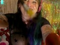 4K HD Goth Princess Findom SPH HumanAshtray SmokeWorship JOI Sexy Vintage Glove Smoking ThickAssJOI