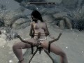 Lesbian sex in the snow in Skyrim Full version