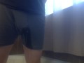 Feels so good peeing on myself