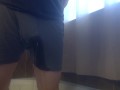 Feels so good peeing on myself
