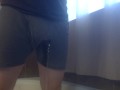 Feels so good peeing on myself