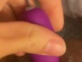 Playing with my urethra with a vibrator