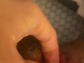 Playing with my urethra with a vibrator