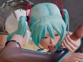 Miku hatsune licks balls