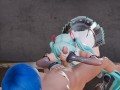 Miku hatsune licks balls