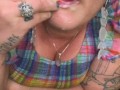Papaya Eating Mouth Lip Fetish CEI/JOI