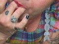 Papaya Eating Mouth Lip Fetish CEI/JOI