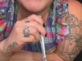 Papaya Eating Mouth Lip Fetish CEI/JOI