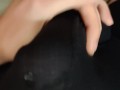 Quick cum wearing cock ring under boxer briefs