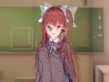 Monika is in SERIUS love with you (3D Ecchi) (Doki Doki Literature Club!)