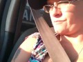 Using vibrator in public parking lot