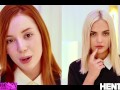 Real Life Hentai - Lottie Magne & Lika Star fuck huge dildos with Bukkake, Creampies and Ahegao