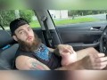 Daddy Wolf Explores Silicone Toy Masturbation in Public