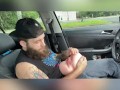 Daddy Wolf Explores Silicone Toy Masturbation in Public
