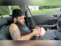 Daddy Wolf Explores Silicone Toy Masturbation in Public