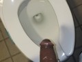 Bustin quick nut in public rest room