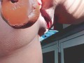 young latina with perfect ass filled with cream