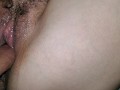 Perfect hairy pussy milf getting her daily creampie like a good wife!