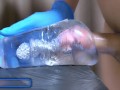Cum Meter 21, Huge creampie, Transparent fleshlight, Moaning, 透明オナホール、オナホ、中出し、喘ぎ
