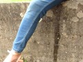 My daily public rewetting jeans