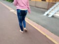 My daily public rewetting jeans