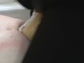 SUBMISSIVE HUSBAND-Pegged with Huge Head Strapon