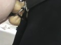 SUBMISSIVE HUSBAND-Pegged with Huge Head Strapon