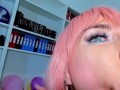 JOI and hot deepthroat with your stepmother