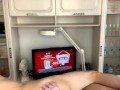 Deep bikini waxing, to a dude with a big dick, the client could barely stand it.