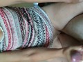 Русская милфа долбит мой член в смазке но я не кончаю