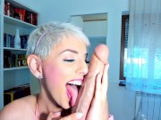 Blowjob and deepthroat - watch with sound - crazy style