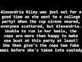$CLOV Alexandria Riley Gets In Trouble For Partying & Goes To College Campus Cops Sub Station