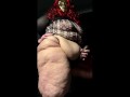 SSBBW Fat Loose Body Big Belly Shaking Huge Oiled Tits Massive Legs Goddess KATBOODAH Compilation 