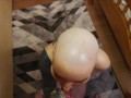 Alternative shaved head chick sucks and fucks like crazy