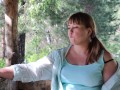 Cute bbw outdoor smoking