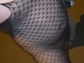 Taking a walk in my fishnets