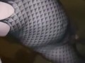 Taking a walk in my fishnets