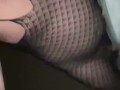 Taking a walk in my fishnets