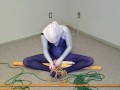 Spider-Gwen's Bondage Escape Practice #2: Triangle Tied while Getting Teased
