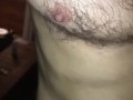 Mirror selfie cock stroking amateur guy