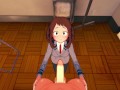 Fucking Ochaco Uraraka from your POV - My Hero Academia Hentai.