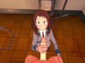 Fucking Ochaco Uraraka from your POV - My Hero Academia Hentai.