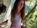 Russian whore gave herself to 4 guys at a construction site