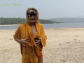 Shameless Blonde Girl Getting Naked & Changing Cloths on Public Beach