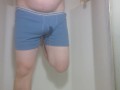 Pissing myself in the shower