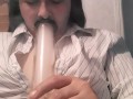 Mixed Dab with BBW Arab playing with her tits